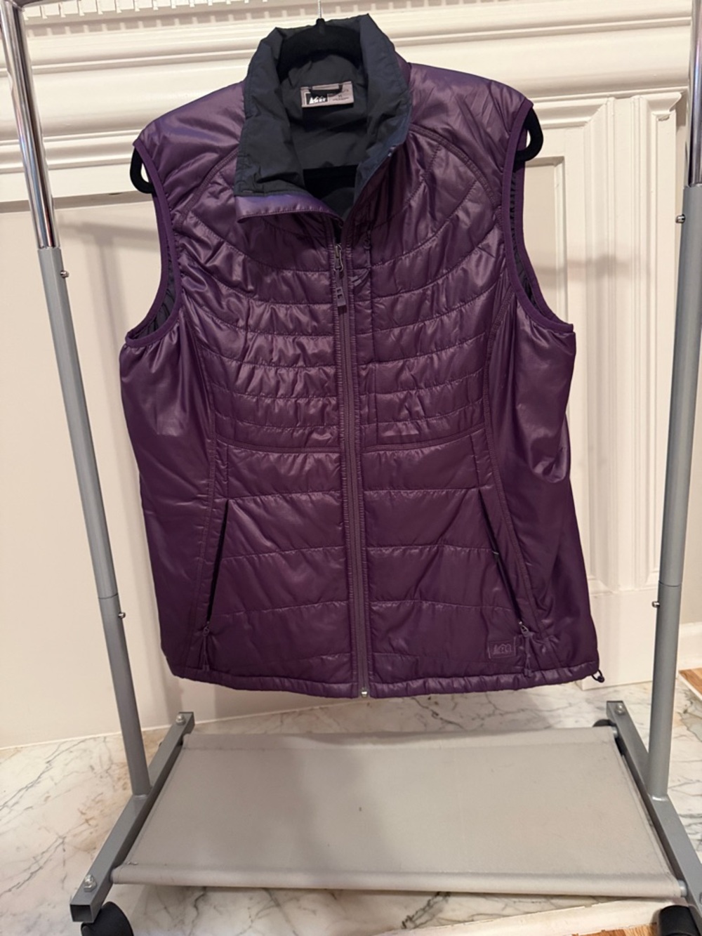 REI Women's Deep Plum Quilted Puffer Vest